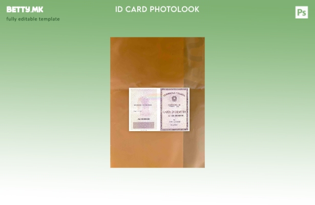 Модерен стил Италијанска лична карта (La Carta D’Identita’ Italiana) photolook П